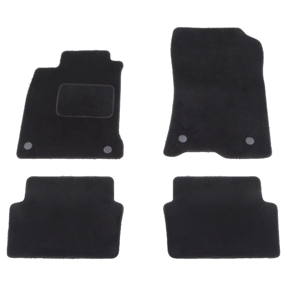 Set covorase auto mocheta Velor RENAULT LAGUNA III (T), 10.2007-, negru,