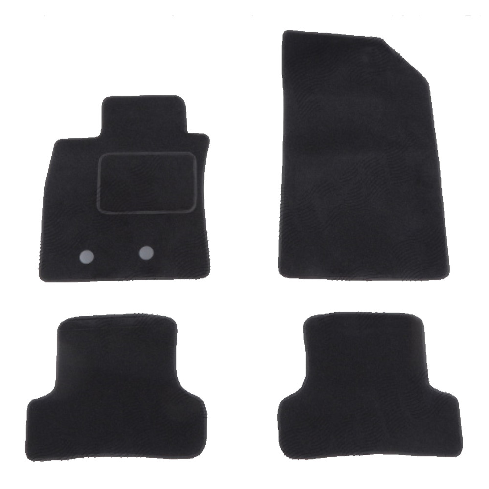 Set covorase auto mocheta Velor RENAULT CLIO III (R0/1), 09.2005-2014, negru,