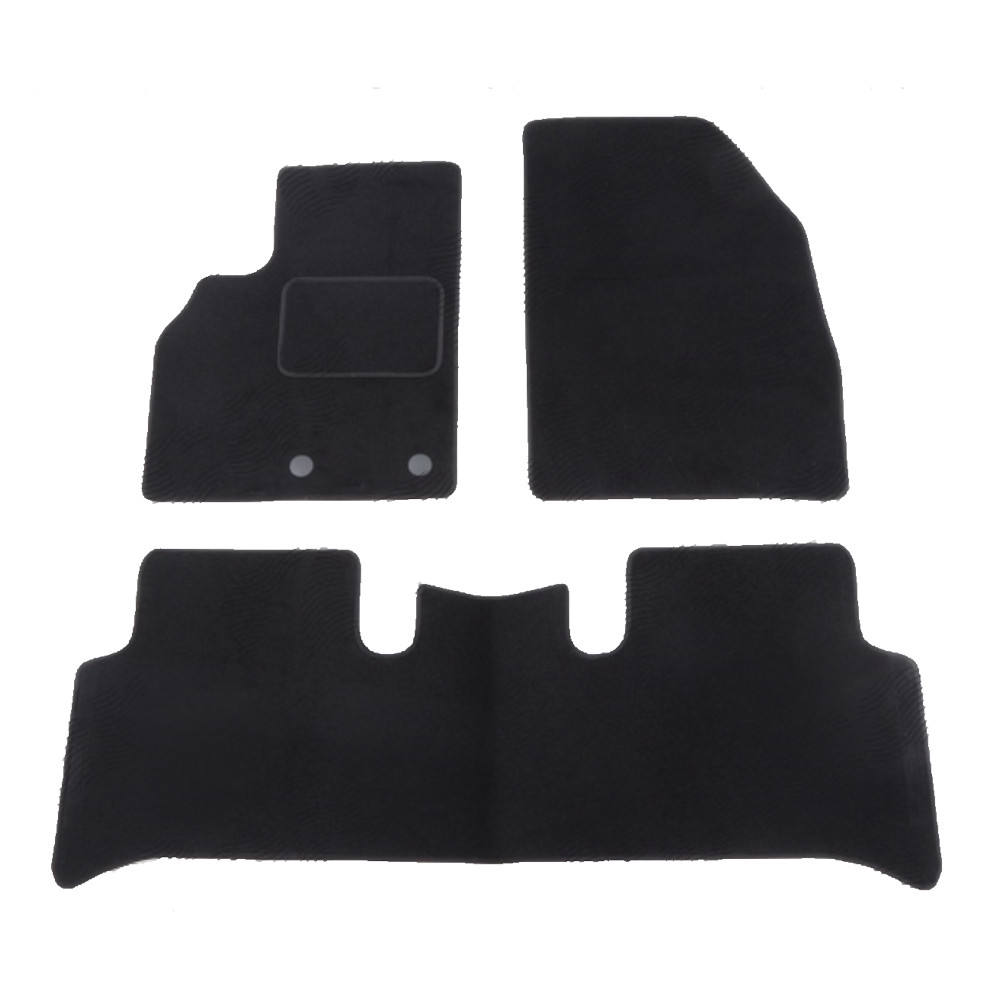 Set covorase auto mocheta Velor RENAULT SCENIC (JM), 06.2003-05.2009, negru,