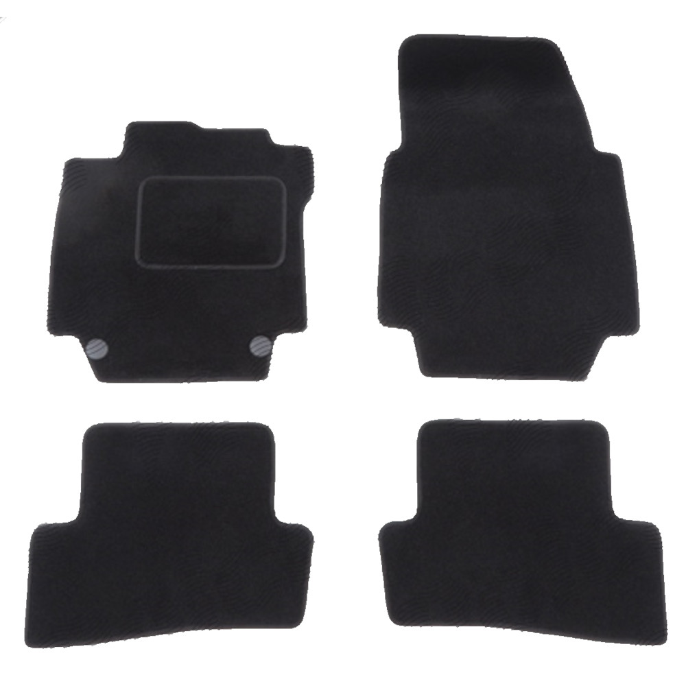 Set covorase auto mocheta Velor RENAULT CAPTUR, 03.2013-02.2020, negru,