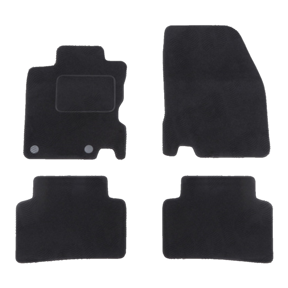 Set covorase auto mocheta Velor RENAULT KADJAR, 06.2015-08.2022, negru,