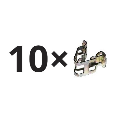 Set 10 cleme Alfa Romeo 147, 156, 159, Citroen Berlingo, C3, Jumper, Xantia, Fiat Doblo, Ducato, Fiorino, Linea, Punto, Strada, Opel Combo, Peugeot 206, 306, 307, 308, 406, 407, 607, Boxer, Partner, Porsche 911, Cayman, Macan, tapiterii portbagaj