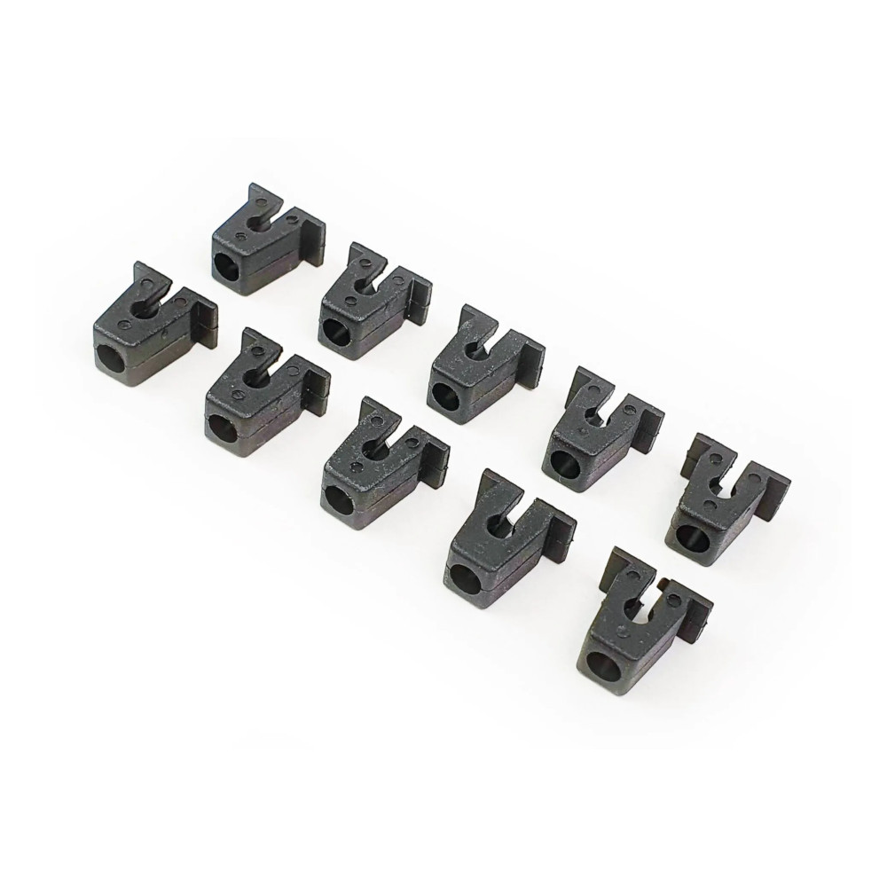 Set 25 cleme plastic Audi 100/200, 80, A3, A4, A6; VW Caddy II, Golf II, Golf III, Passat B3/B4, Polo, aripi, tapiterie,ornament aripa