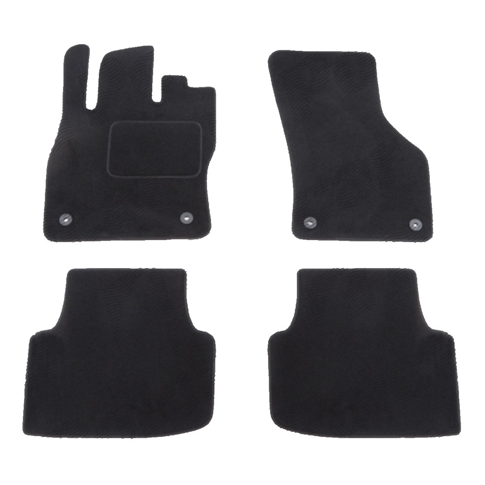 Set covorase auto mocheta Velor SEAT LEON (KL), 03.2020-, negru,