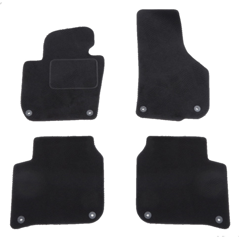 Set covorase auto mocheta Velor SKODA SUPERB (3T), 06.2008-07.2015, negru,