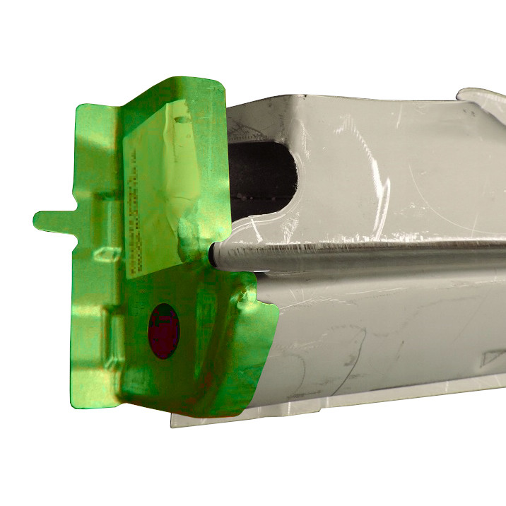 Segment reparatie prag fata SKODA ROOMSTER/PRAKTIK (5J), 07.2006-04.2010; ROOMSTER/PRAKTIK (5J2), 04.2010-, partea stanga, fata; metal galvanizat,