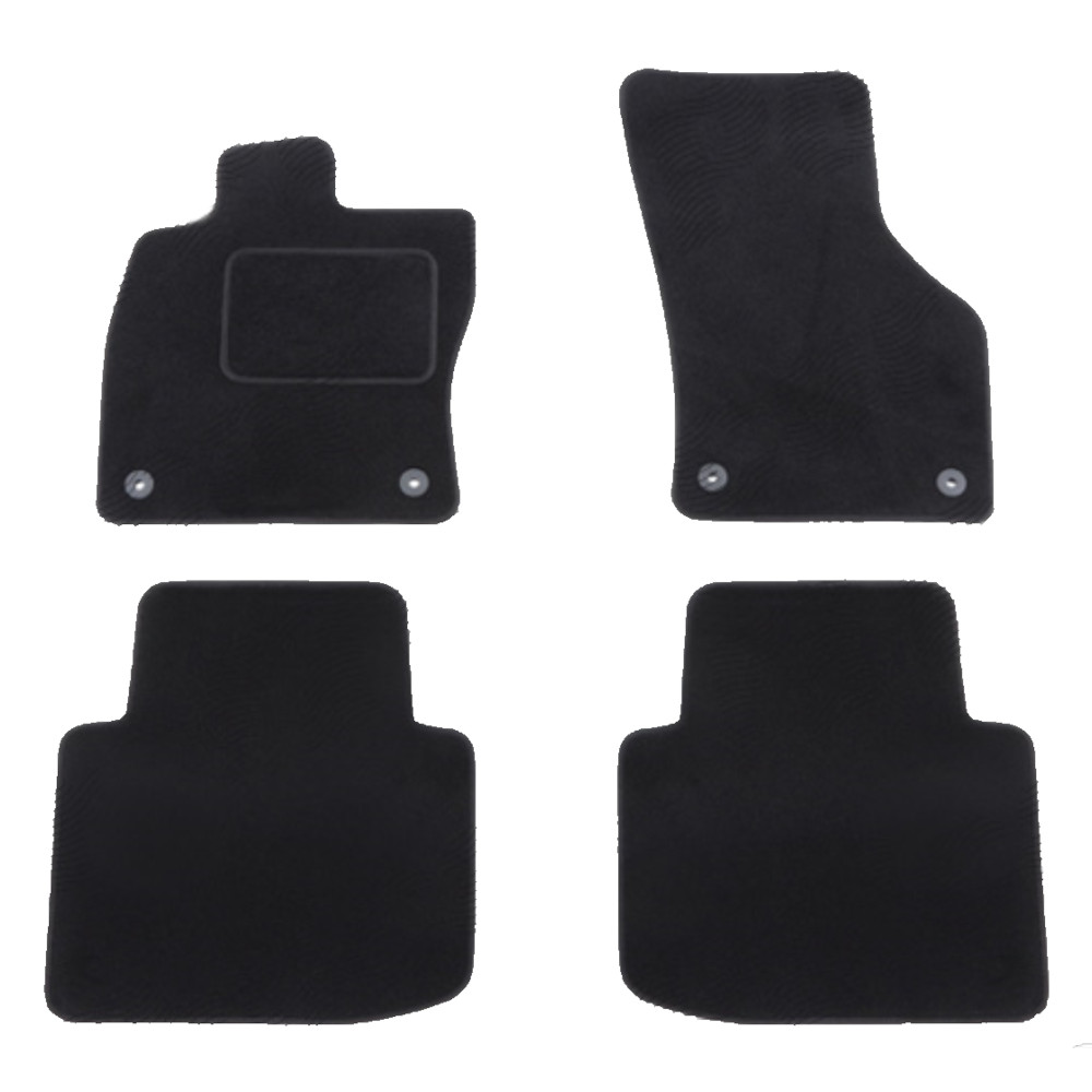 Set covorase auto mocheta Velor SKODA SUPERB (3V), 05.2015-06.2024, negru,