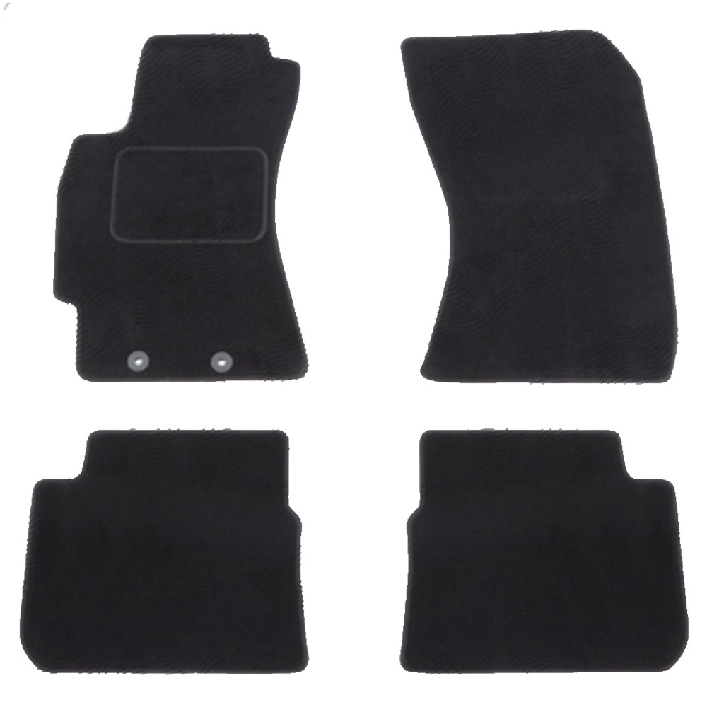 Set covorase auto mocheta Velor SUBARU FORESTER (SG), 10.2002-01.2008, negru,