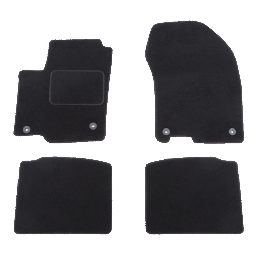 Set covorase auto mocheta Velor SUZUKI SX4 S-CROSS, 05.2013-10.2016, negru,