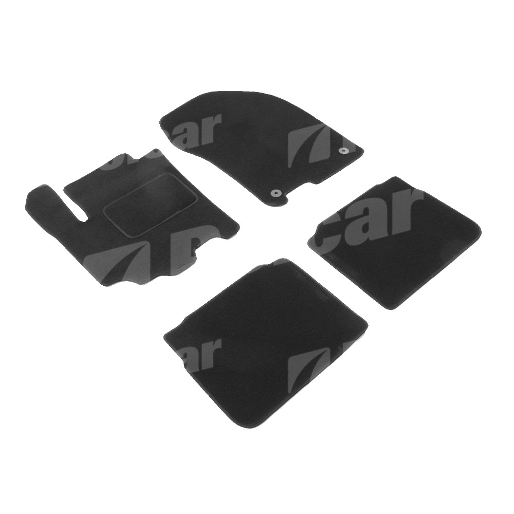 Set covorase auto mocheta Velor SUZUKI SX4 S-CROSS, 08.2016-12.2021, negru,