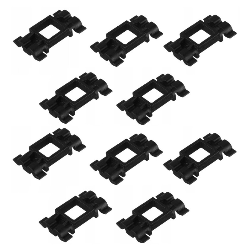 Set 10 clipsuri ornament Mercedes Clasa C (W202), Clasa Clk (C208) 06.97-02.03, Clasa E (W210), Clasa Slk (R170) 09.96-10.04, ornamente praguri exterioare