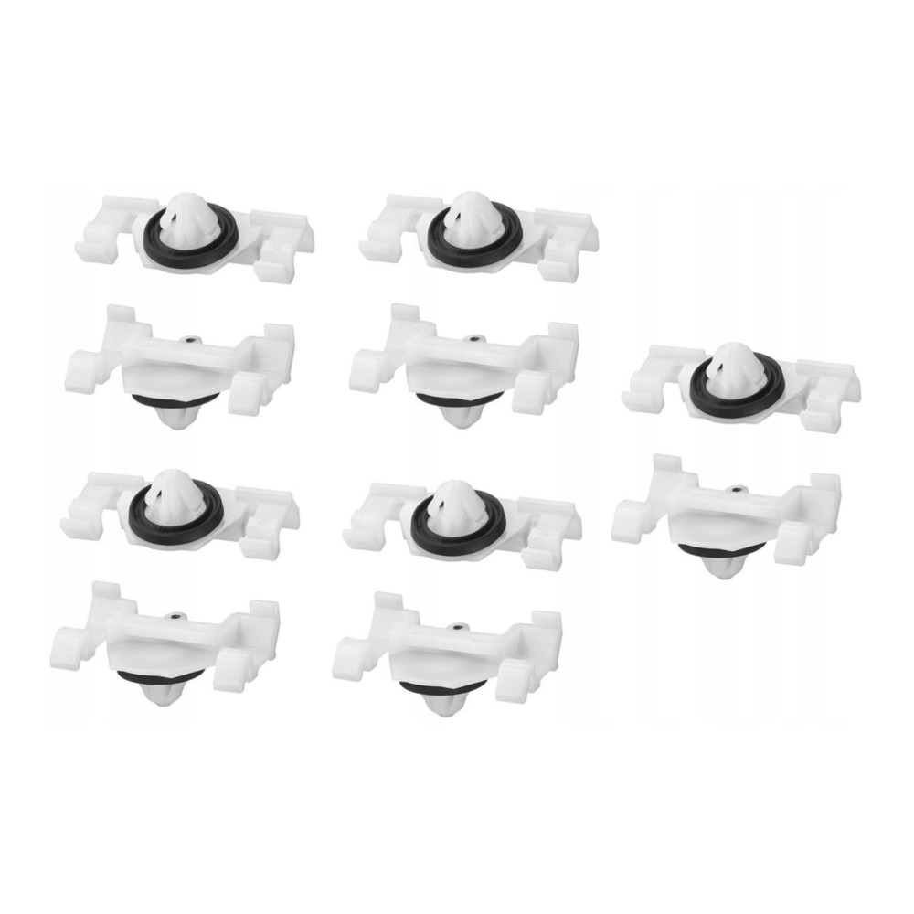 Set 10 clipsuri ornament Mercedes Clasa Cls (C219), Clasa E (W211) 03.02-06.06, Clasa E (W211) Sdn/Estate, Clasa S (W221) 09.05-06.09, Clasa S (W221), ornamente praguri exterioare