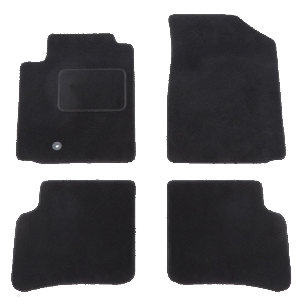 Set covorase auto mocheta Velor TOYOTA YARIS (XP10), 04.1999-01.2006, negru,