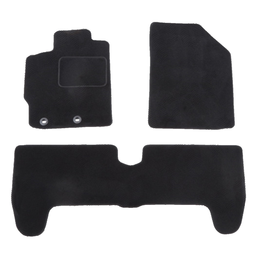 Set covorase auto mocheta Velor TOYOTA YARIS (XP90) HB, 01.2006-03.2011, negru,
