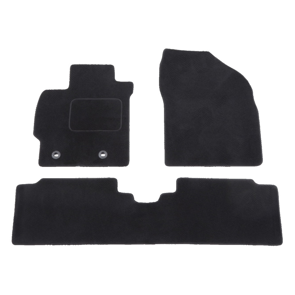Set covorase auto mocheta Velor TOYOTA AURIS (E15), 03.2007-2012, negru,