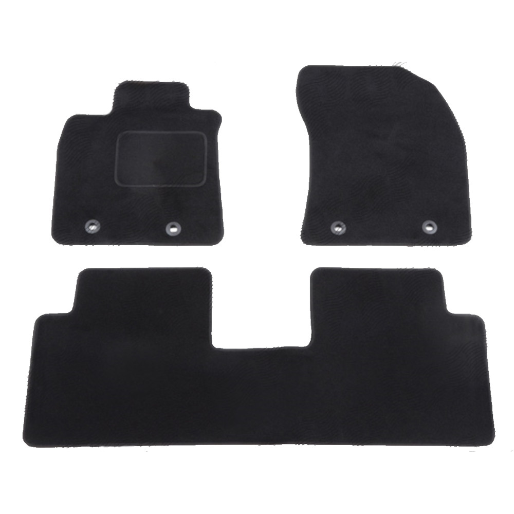 Set covorase auto mocheta Velor TOYOTA AVENSIS (T27), 10.2008-2019, negru,
