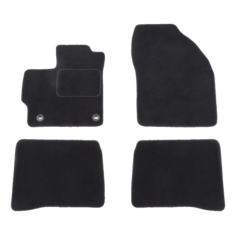 Set covorase auto mocheta Velor TOYOTA PRIUS (XW20), 10.2003-05.2009, negru,