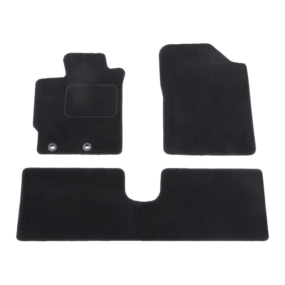 Set covorase auto mocheta Velor TOYOTA YARIS (XP130), 03.2011-07.2014; YARIS, 07.2014-12.2020, negru,