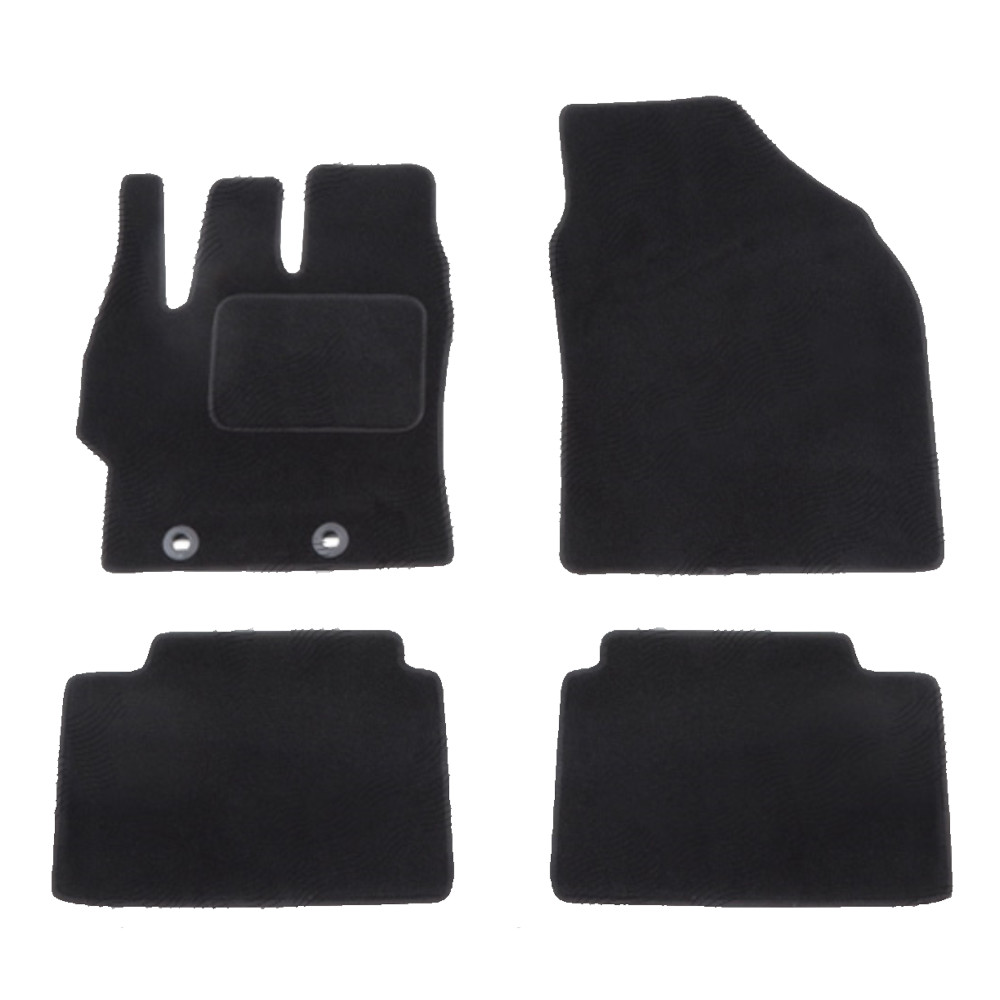 Set covorase auto mocheta Velor TOYOTA YARIS (XP210), 02.2020-, negru,