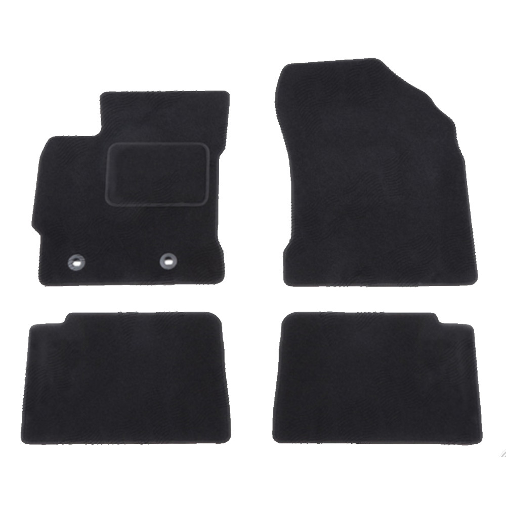 Set covorase auto mocheta Velor TOYOTA AURIS (E18), 01.2013-2019, negru,