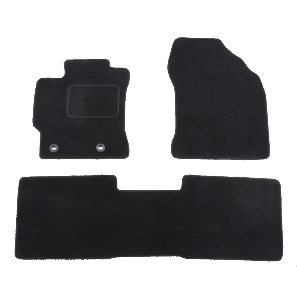 Set covorase auto mocheta Velor TOYOTA COROLLA (E18), 07.2013-12.2019, negru,
