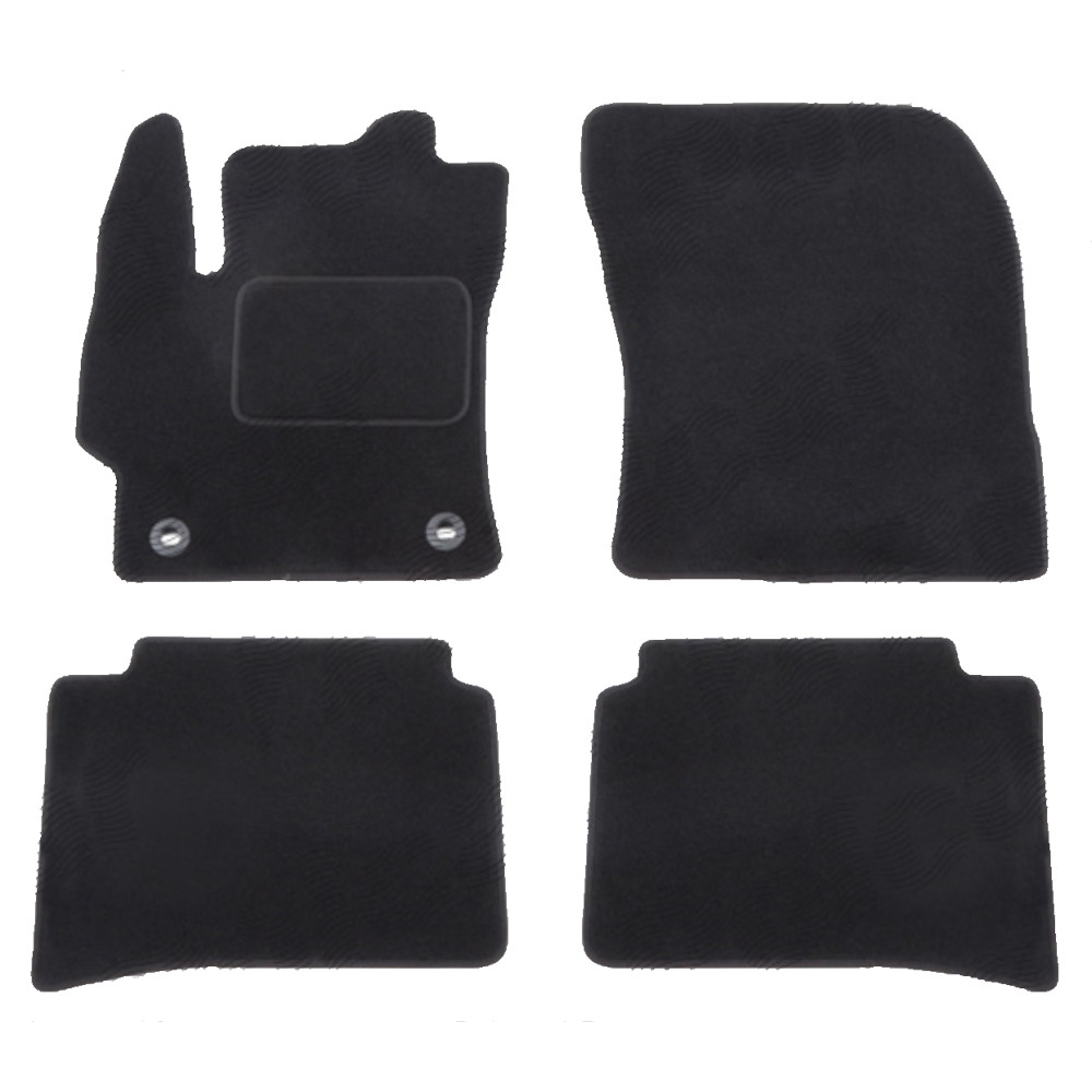 Set covorase auto mocheta Velor TOYOTA COROLLA (E210), 07.2018-, negru,