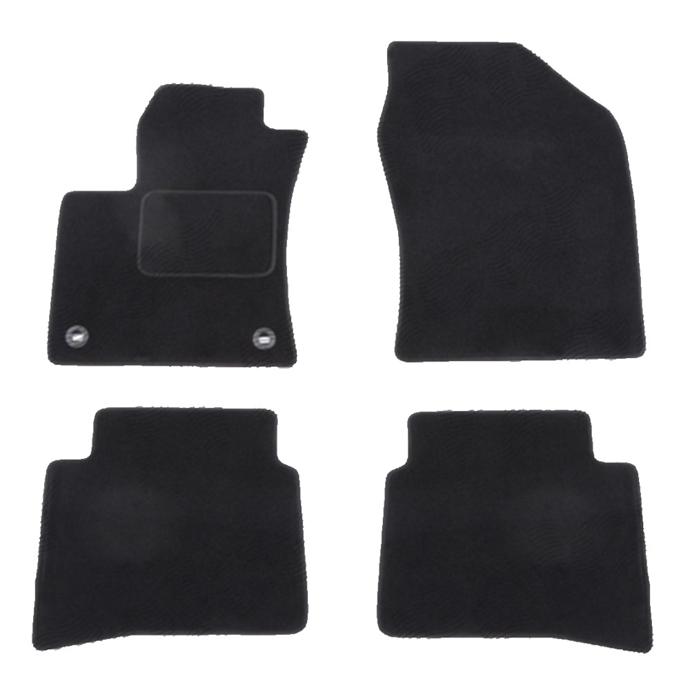 Set covorase auto mocheta Velor TOYOTA PRIUS (XW50), 01.2016-11.2022, negru,