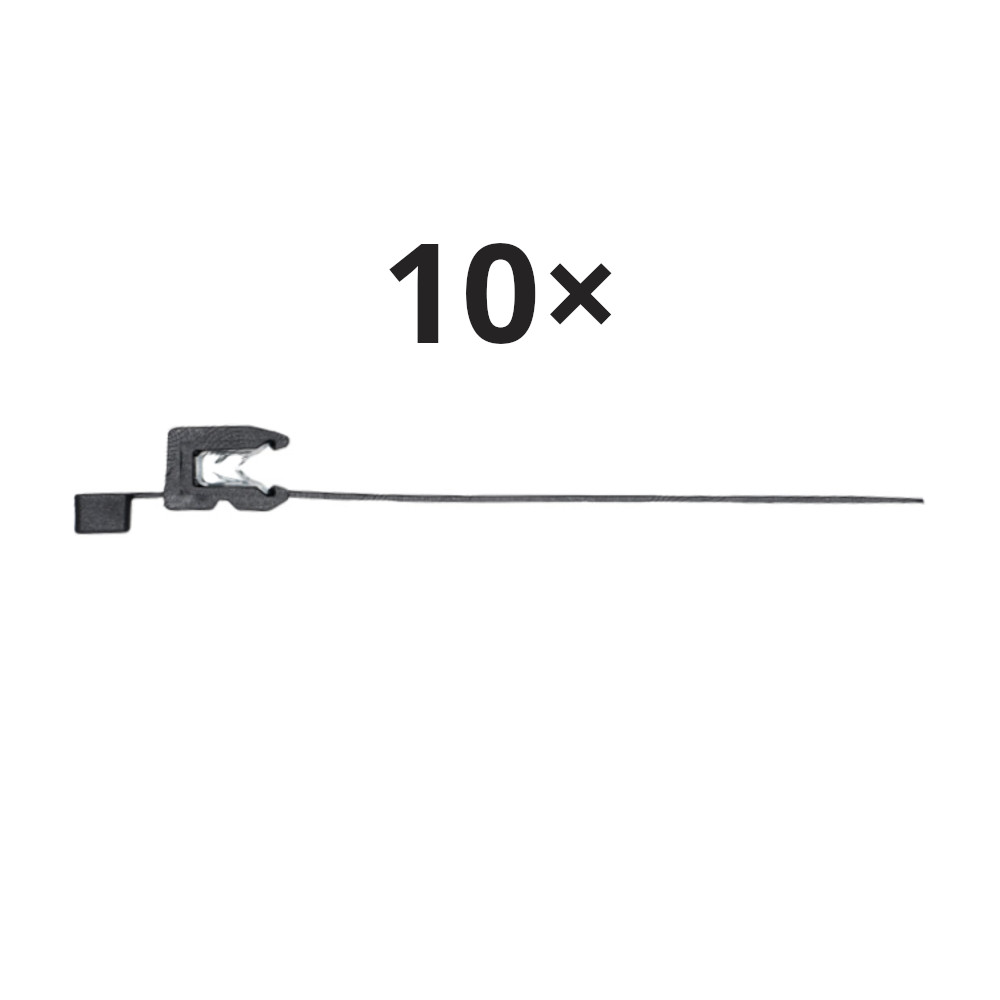 Set 10 colier plastic Audi A1, A3, A4, A5, A6, A7, Q2, Q3, Q5, Q7, Q8, Seat Arona, Ibiza, Leon, Tarraco, Toledo, Skoda Fabia, Octavia, Rapid, Superb, VW Golf, Passat, Polo, Tiguan, Touareg, Touran, Transporter, Volvo S60, XC40, XC60, XC90, multe aplicatii