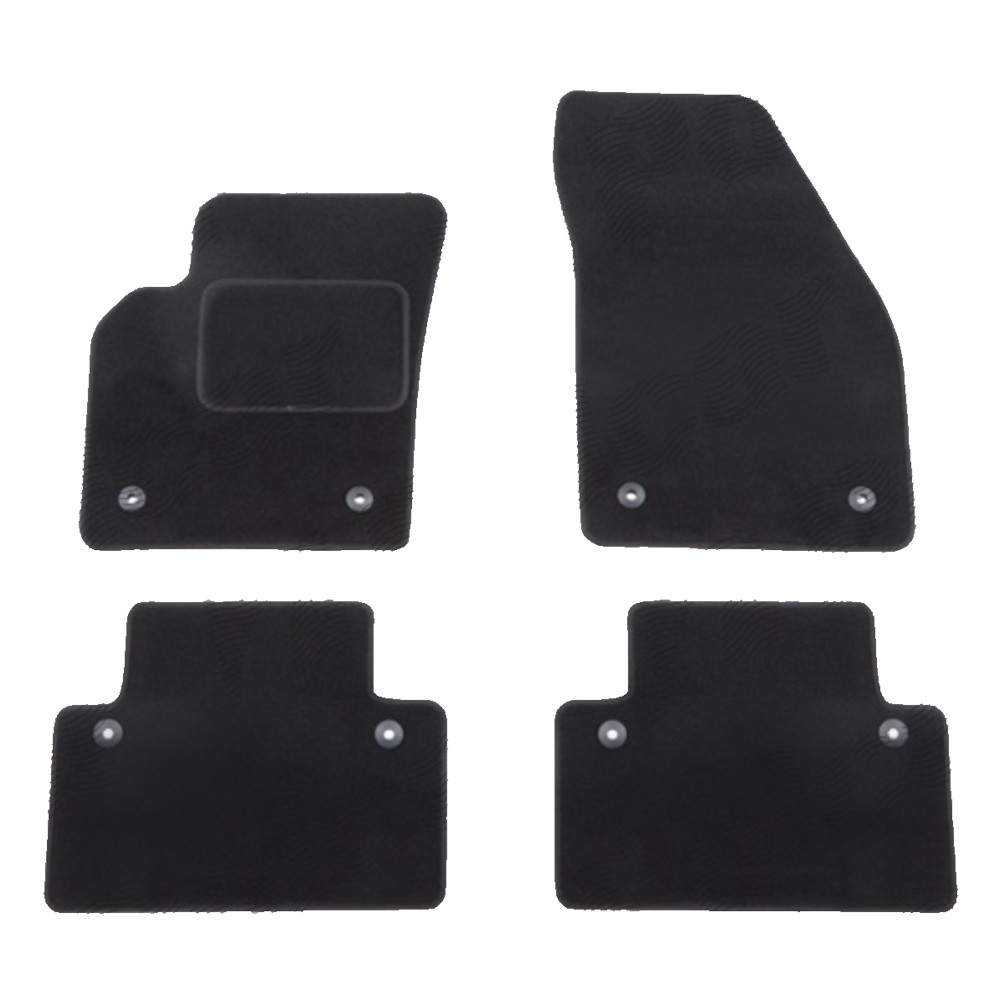 Set covorase auto mocheta Velor VOLVO C30, 10.2006-2013, negru,
