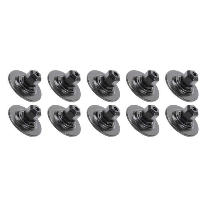 Set 10 Nut cap Audi A1, A3, A4, A5, Q3, Q5, Ford Mondeo, Ford S-Max, Mercedes Clasa E, Seat Alhambra, Arona, Ibiza, Leon, Toledo, Skoda Fabia, Octavia, Rapid, Superb, VW Golf, Jetta, Passat, Polo, Sharan, Tiguan, Touran, sub scut sasiu
