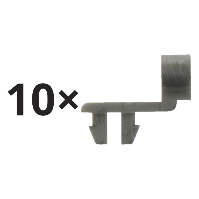Set 10 Clema pentru tija Alfa Romeo 147, 156, GT, Mito; Fiat Doblo, Multipla, Punto, Punto Evo, Punto Grande, Punto I, Punto II, mecanism inchidere usa