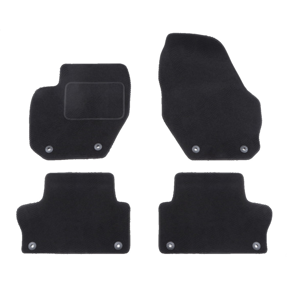 Set covorase auto mocheta Velor VOLVO XC60, 05.2008-02.2017, negru,