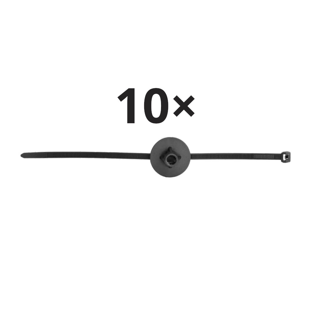 Set 10 colier plastic Audi A3, A4, A5, A6, E-Tron, Q5, Q7, Cupra Formentor, Leon, Seat Alhambra, Arona, Ibiza, Tarraco, Skoda Enyaq, Fabia, Kodiaq, Octavia, VW Amarok, Crafter, Golf, Passat, Polo, Sharan, Tiguan, Touareg, Touran, T-Roc, multe aplicatii