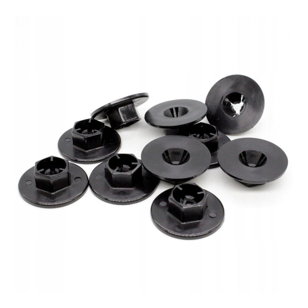 Set 10 Nut cap Hyundai Accent, H1, H350, i10, i20, i30, i40, Ioniq, ix35, ix55, Santa Fe, Sonata, Tucson, Veloster, Veracruz, Kia Carnival, Ceed, Niro, Optima, Sorento, Soul, Sportage, interior aripa