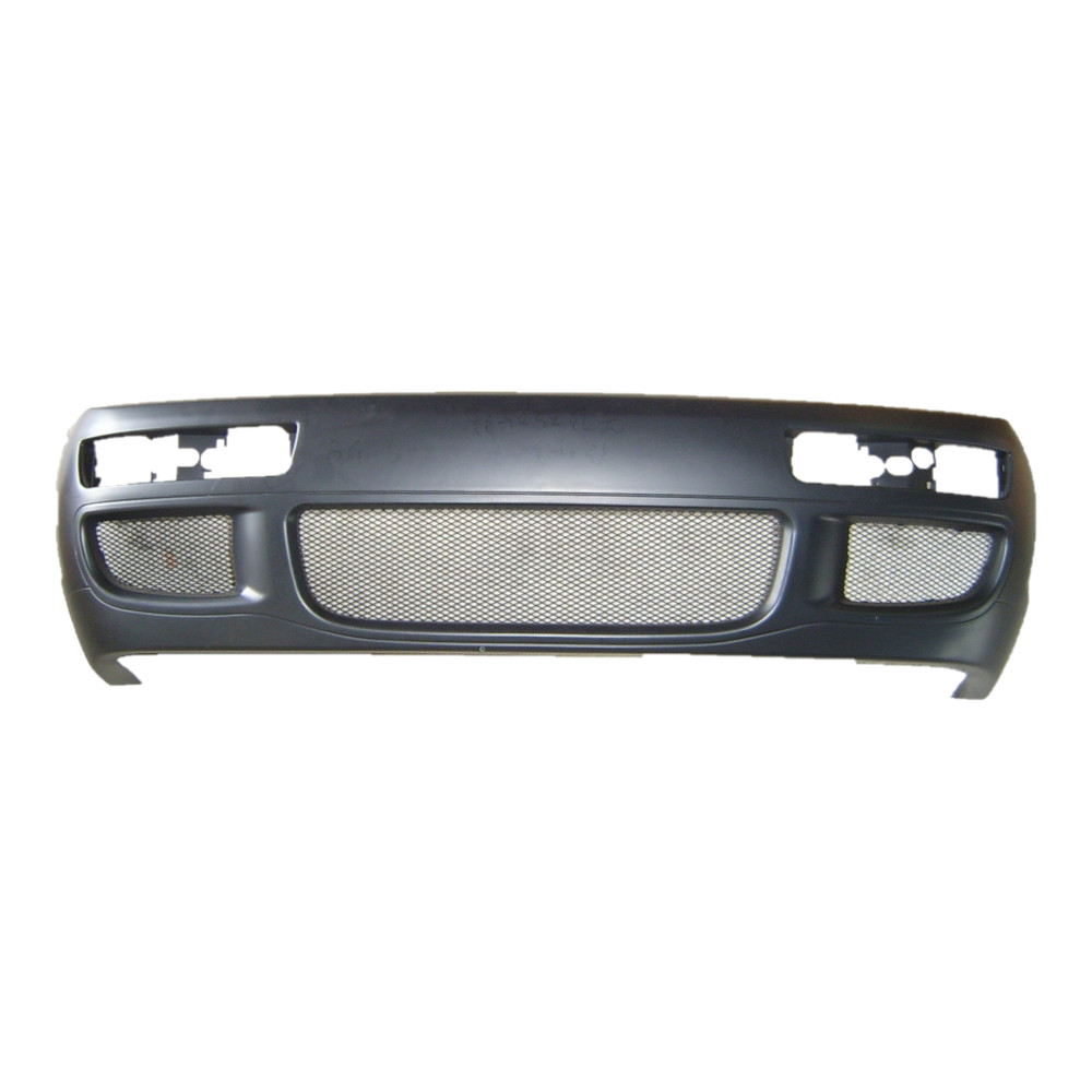 Set bara fata VW GOLF III (1H) (HB + ESTATE+CABRIO), 08.1991-04.99, grunduit, de vopsit; type GTI; cu grile inferioare; cu gauri lampa ceata; TUNING,