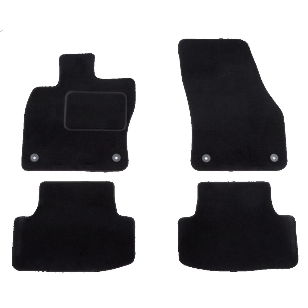 Set covorase auto mocheta Velor VW POLO, 09.2017-, negru,