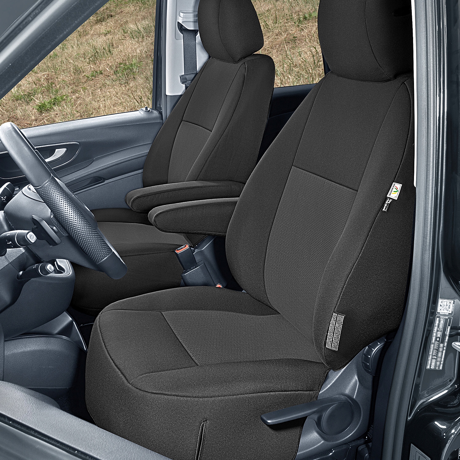 Set huse dedicate scaune fata Mercedes Vito 3 W447, 2014-, 1+1 locuri, Kegel Polonia