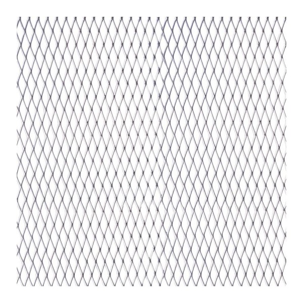 Grila spoiler Automax aluminiu argintie 100x25cm, ochi de 11x5 mm , 1 buc.