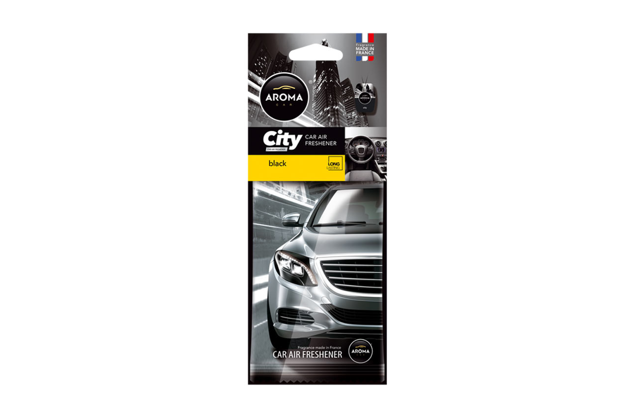 Odorizant auto aroma, aroma city card black