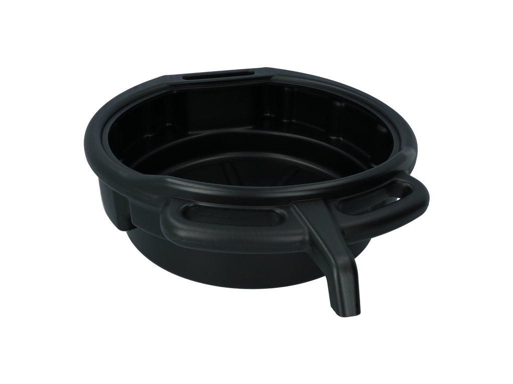Vas golire ulei Carpoint 8 litri din plastic , 41x13cm. Vas recuperator pentru ulei cu maner si tub de golire