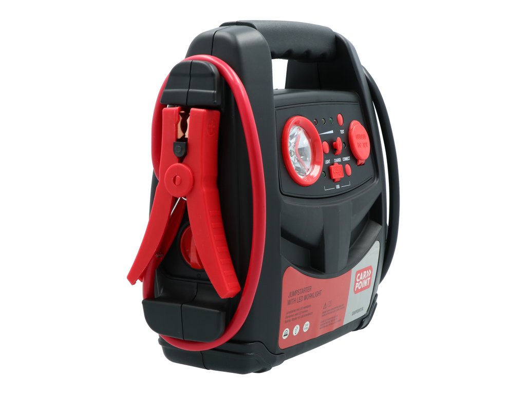 Robot pornire Carpoint 12V 7Ah, starter 250Amp, lanterna LED si sursa curent