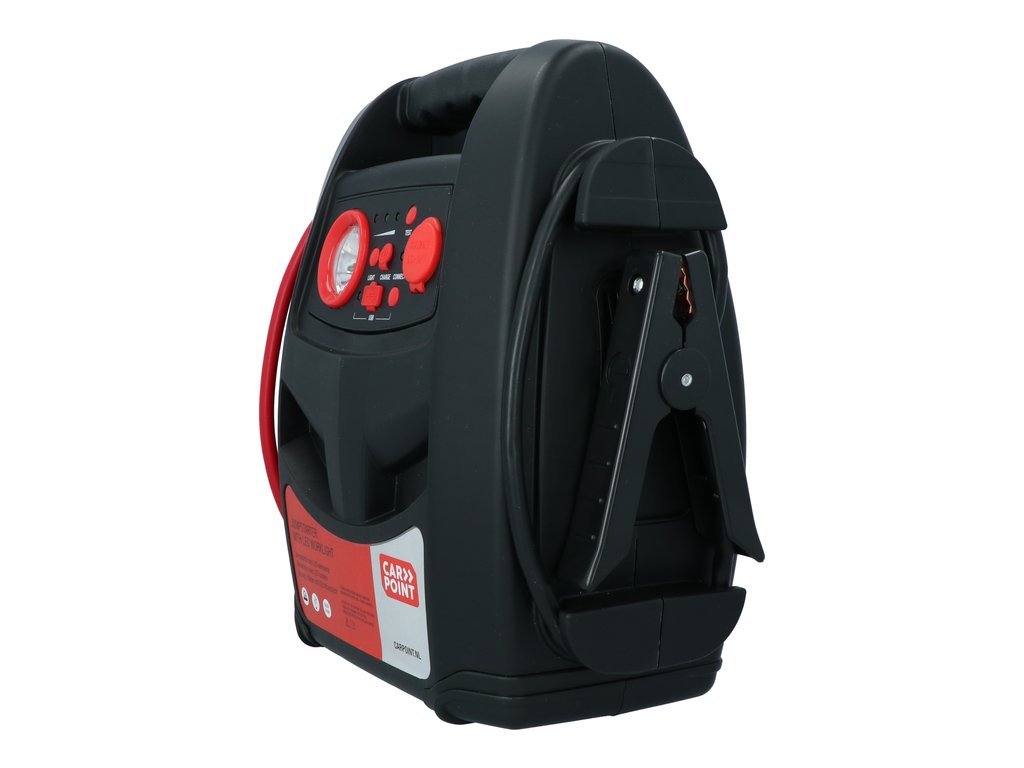 Robot pornire Carpoint 12V, starter 400/900Amp, lanterna LED si sursa curent