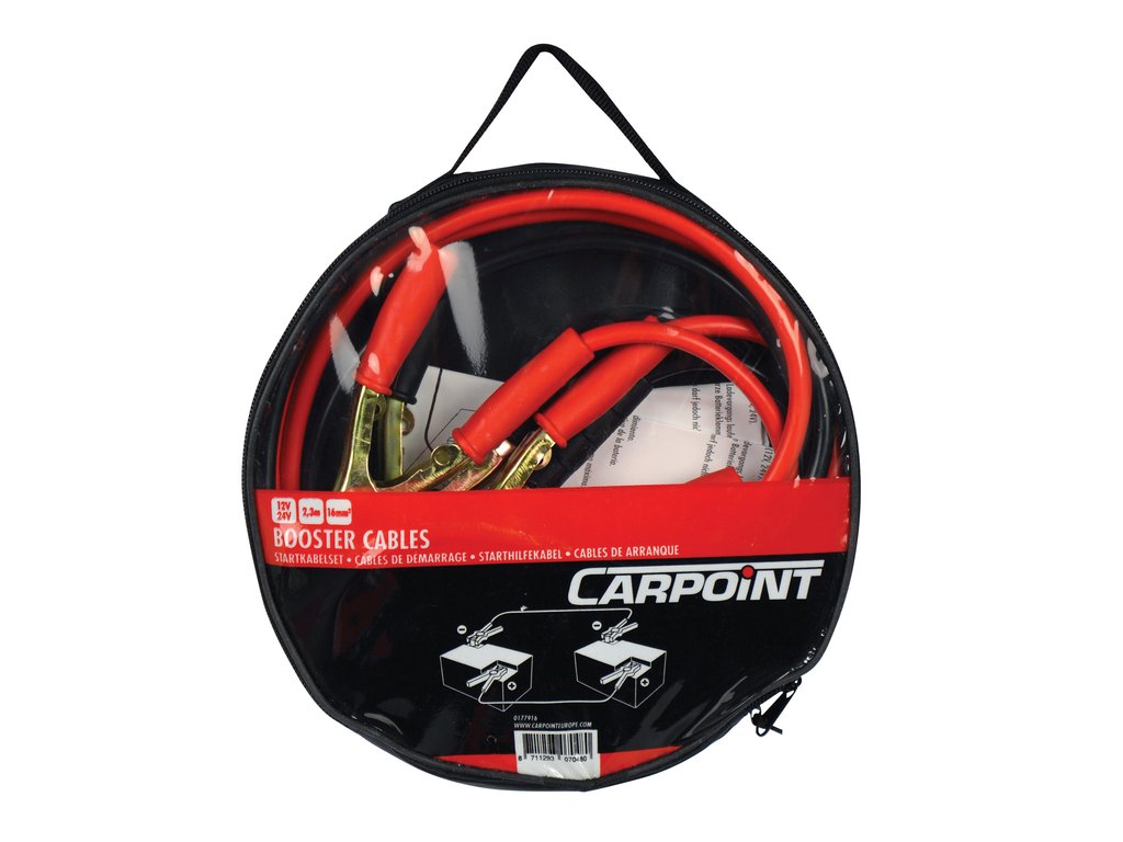 Cabluri transfer curent baterii Carpoint , lungime 2.3m, grosime cablu de pornire 16mm2
