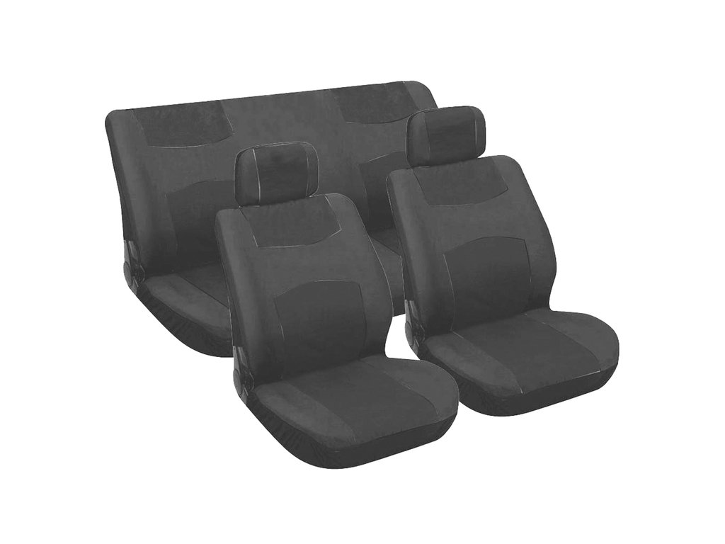 Huse scaune auto Carpoint 6 buc negre