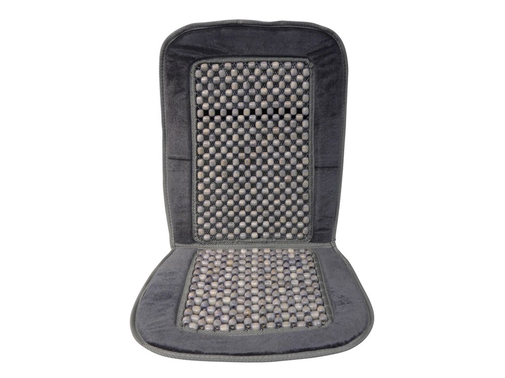 Husa auto scaun Carpoint cu bile si catifea, 85x39cm, 1 buc.