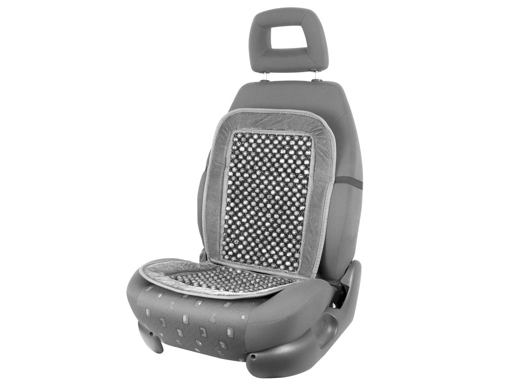 Husa auto scaun Carpoint cu bile si catifea, 85x39cm, 1 buc.