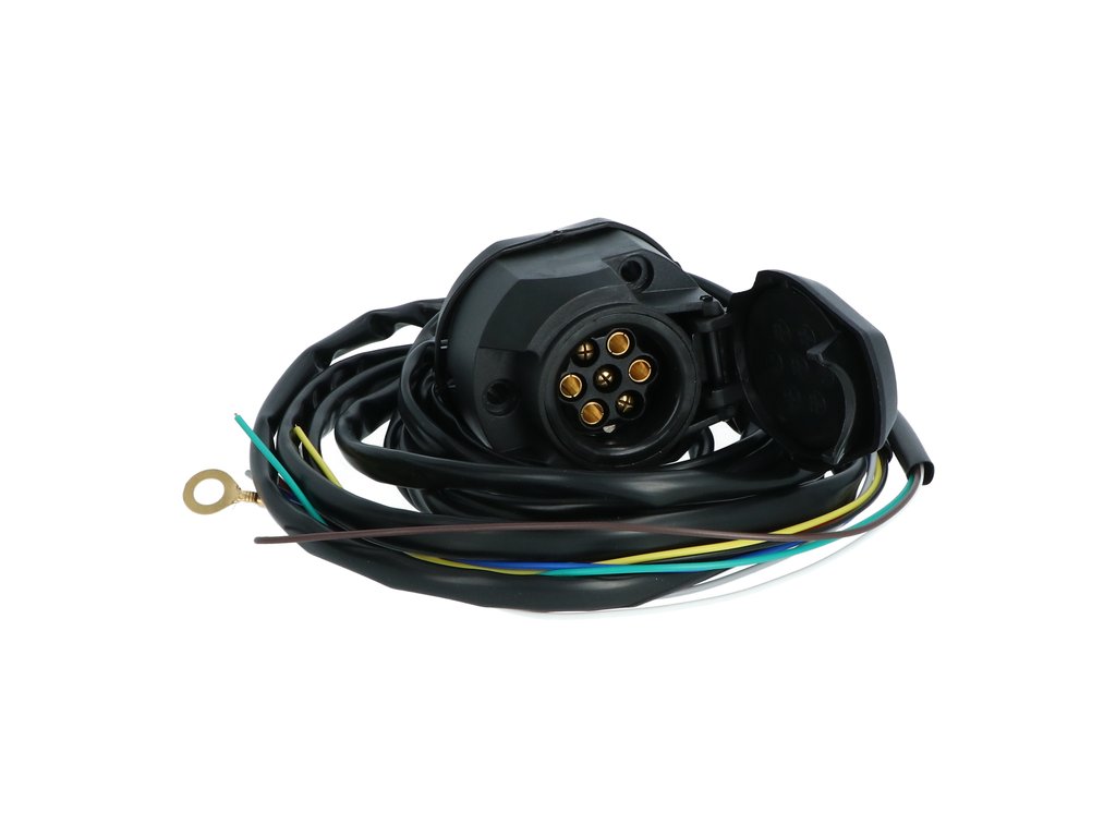 Priza remorca auto Carpoint 12V 7 pini plastic cu cablu de 2m , 1 buc