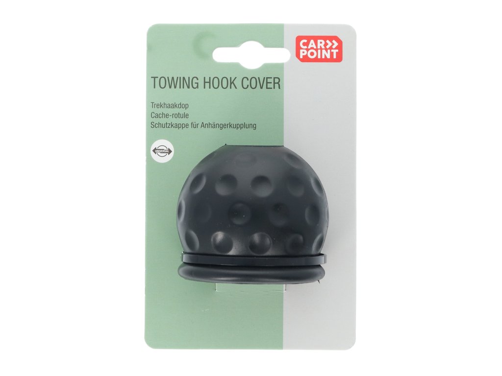 Capac sfera Carpoint pentru carlig remorcare auto din plastic model Minge Golf , negru , 1 buc. la blister