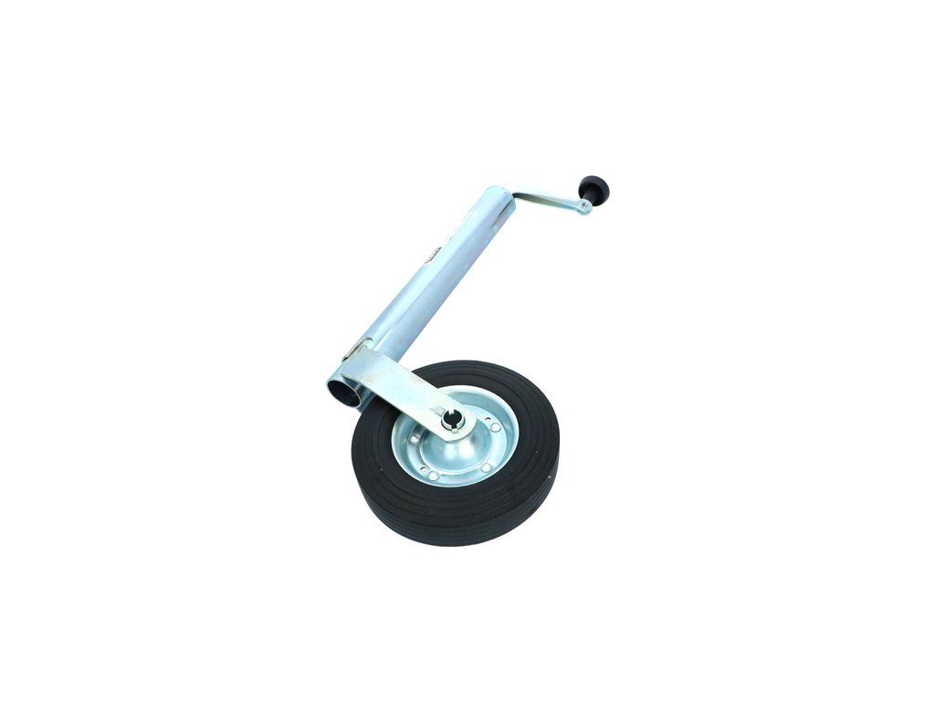Roata de sustinere Carpoint pentru remorca cu tub de 48mm si roata 200x50mm