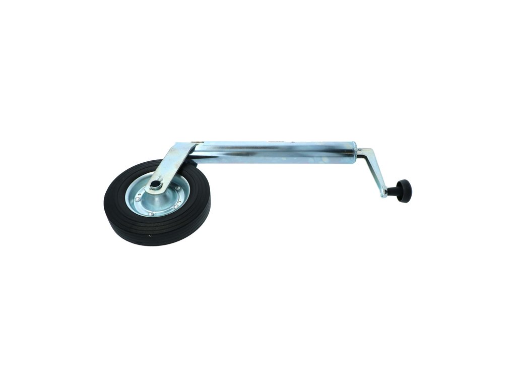 Roata de sustinere Carpoint pentru remorca cu tub de 48mm si roata 200x50mm